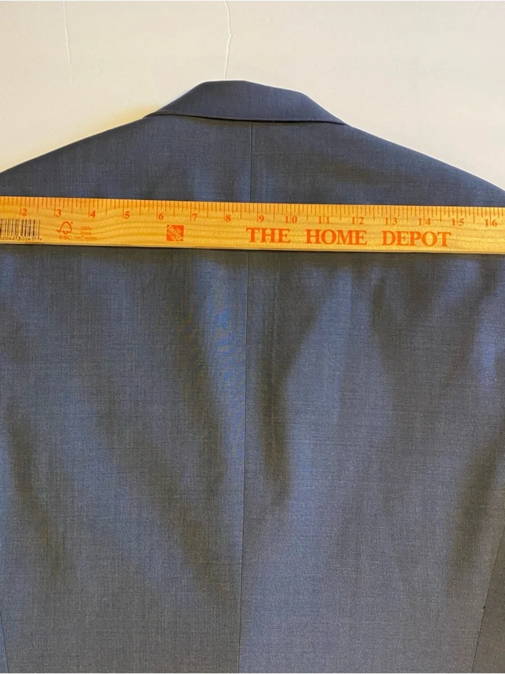 Bar III Men's Blue Two-Button Wool Blend Sport Coat- Slim Fit 38R